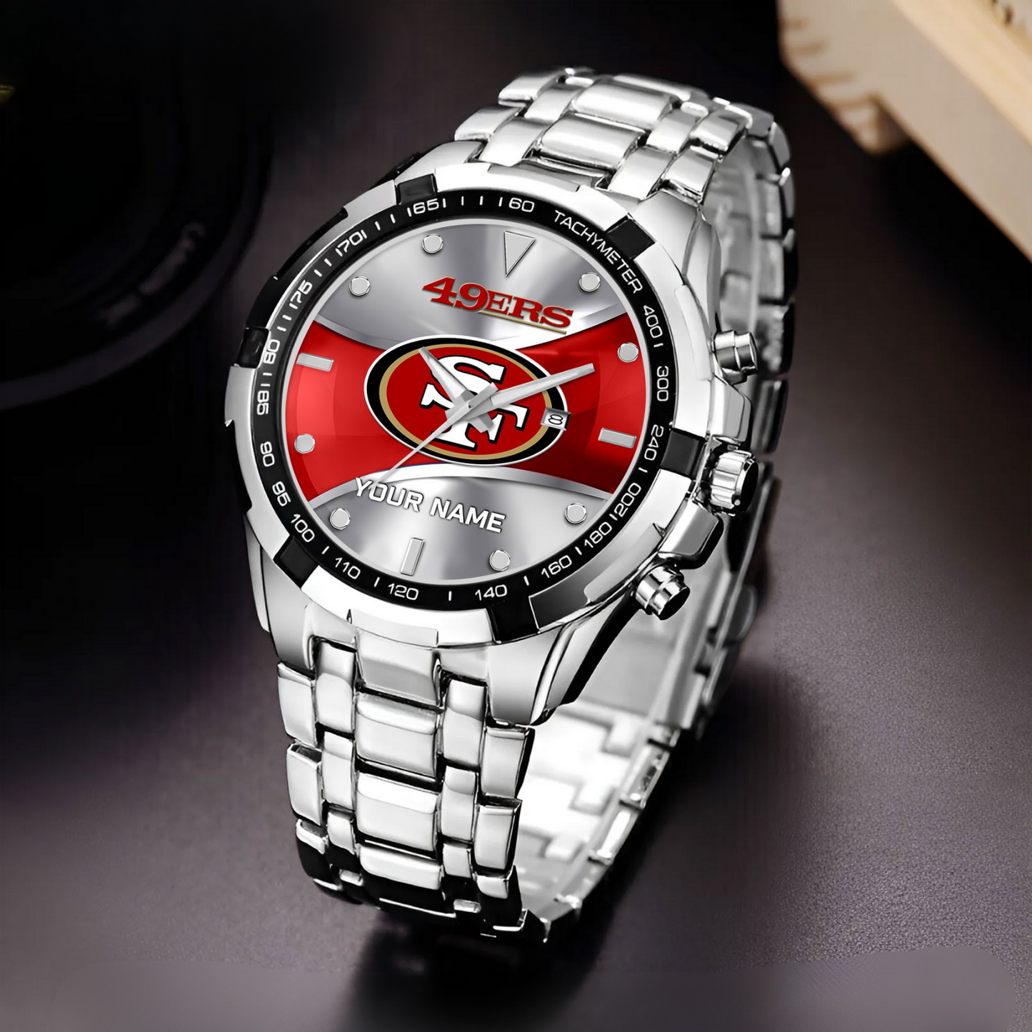 San Francisco Football Team – Alloy Men Quartz Watch – Custom Name