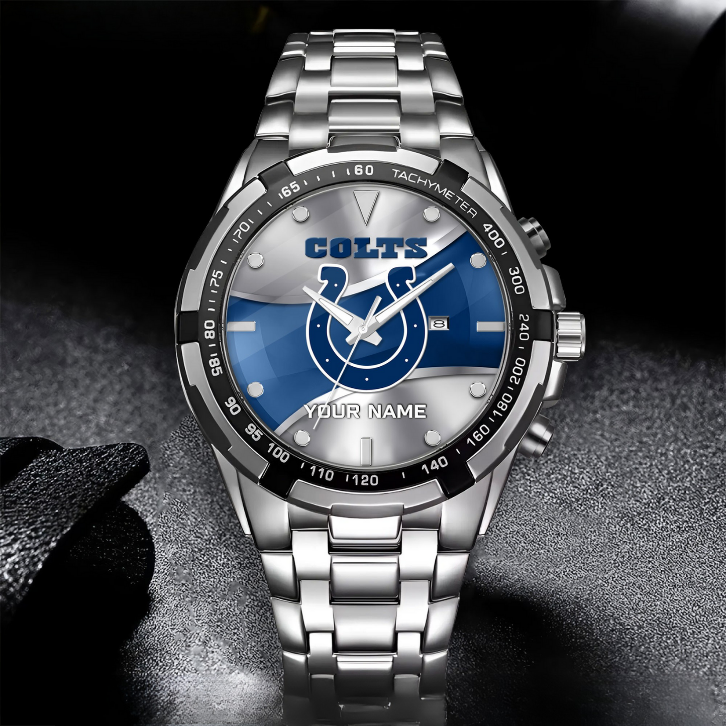 Indianapolis Football Team – Alloy Men Quartz Watch – Custom Name