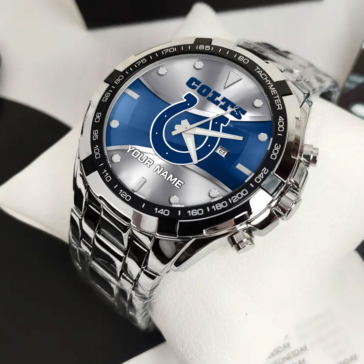 Indianapolis Football Team – Alloy Men Quartz Watch – Custom Name