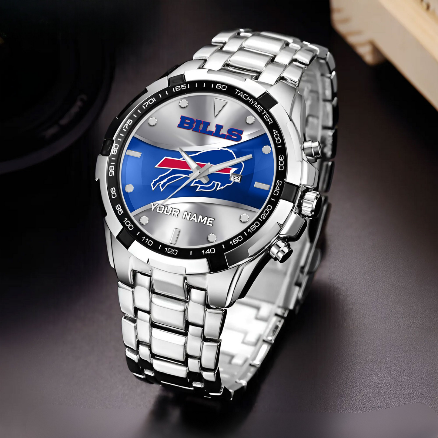 Buffalo Football Team – Alloy Men Quartz Watch – Custom Name