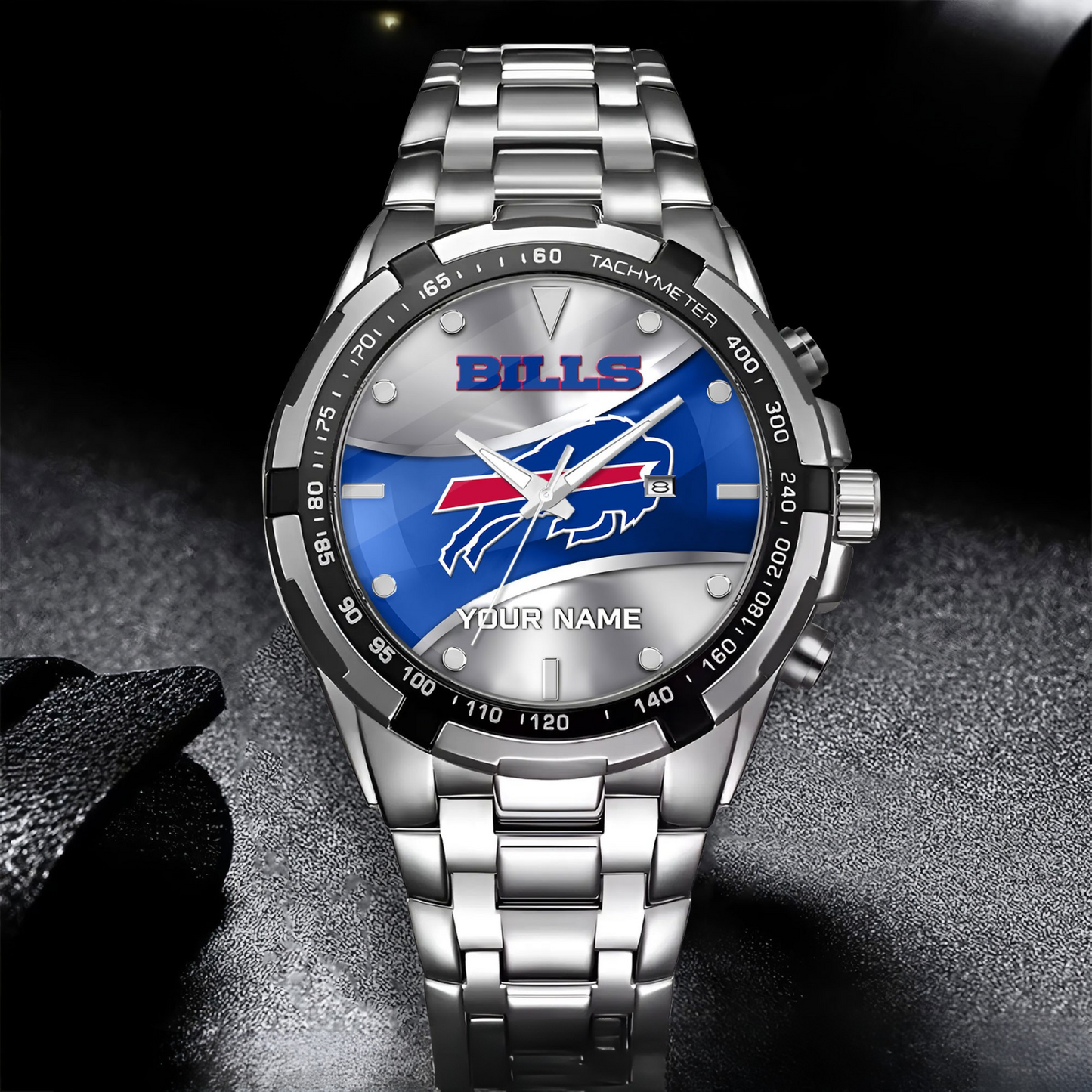 Buffalo Football Team – Alloy Men Quartz Watch – Custom Name