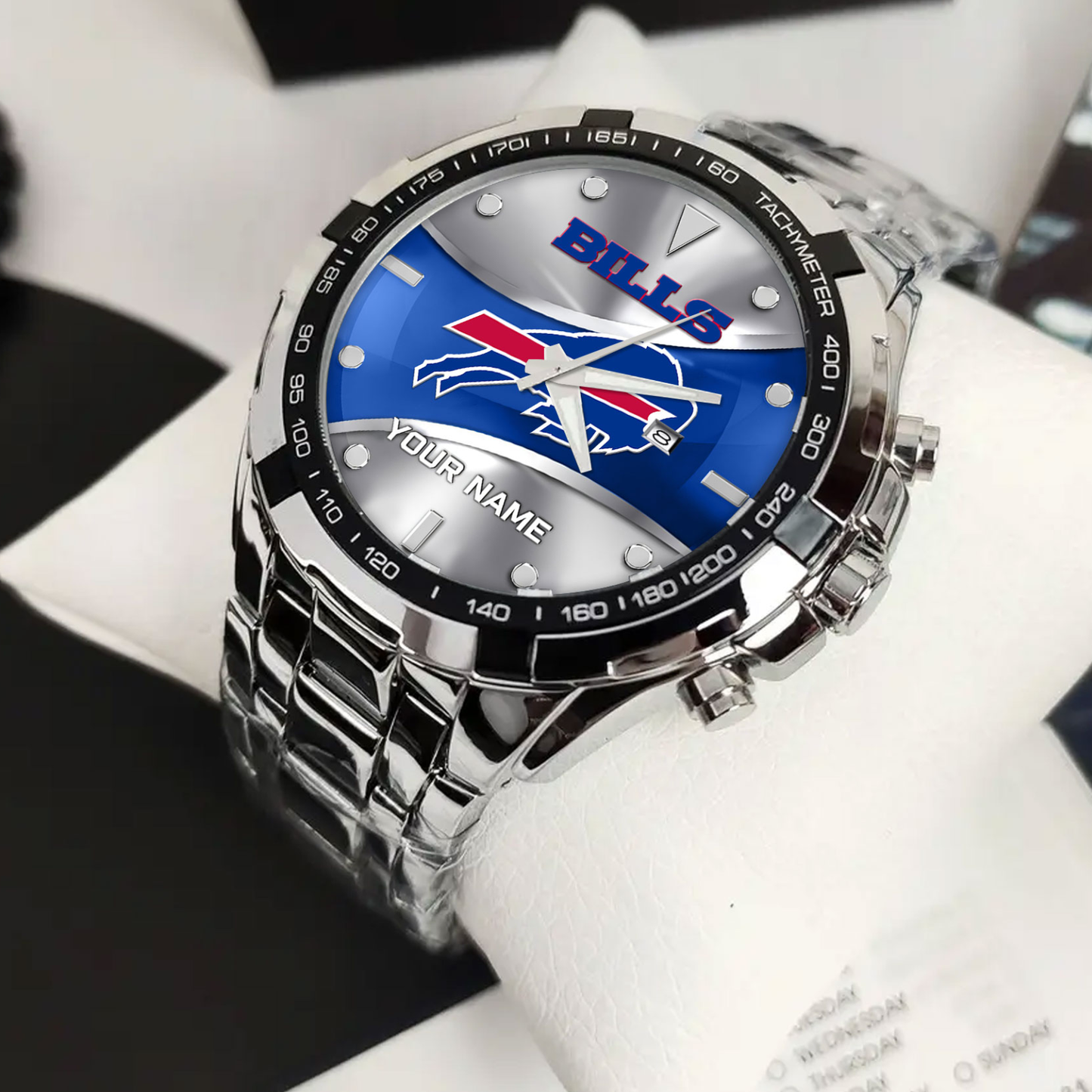 Buffalo Football Team – Alloy Men Quartz Watch – Custom Name