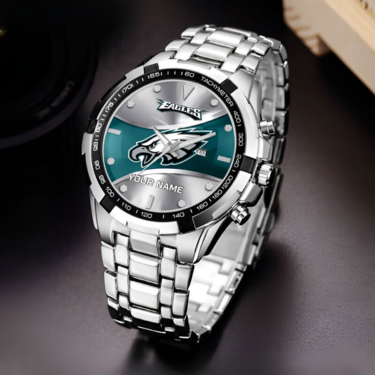 Philadelphia Football Team – Alloy Men Quartz Watch – Custom Name