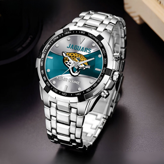 Jacksonville Football Team – Alloy Men Quartz Watch – Custom Name