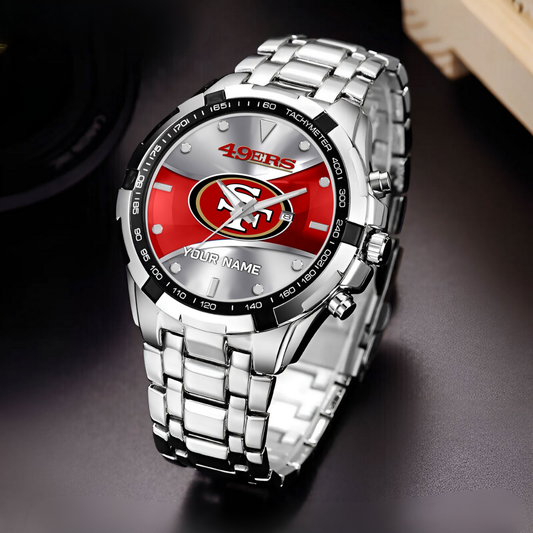 San Francisco Football Team – Alloy Men Quartz Watch – Custom Name