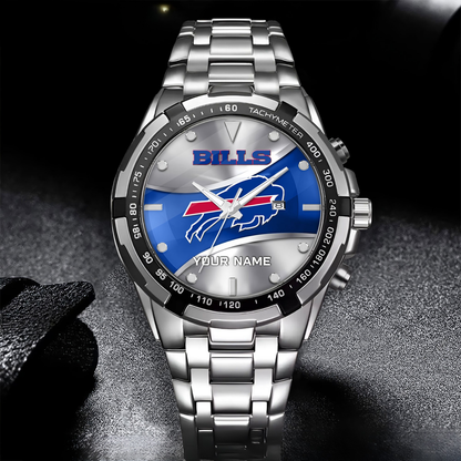 Buffalo Football Team – Alloy Men Quartz Watch – Custom Name